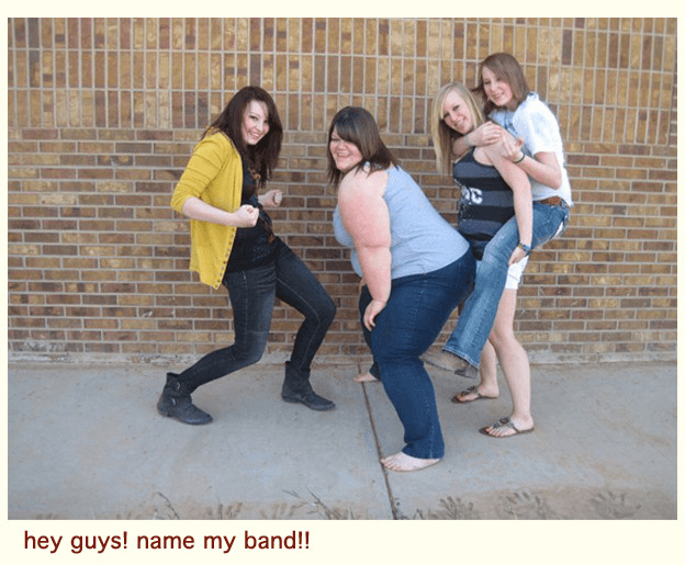 Name My Band meme template - Name My Band