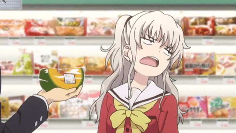 Nao Tomori's Melon Face meme template - Nao Tomori Melon Face