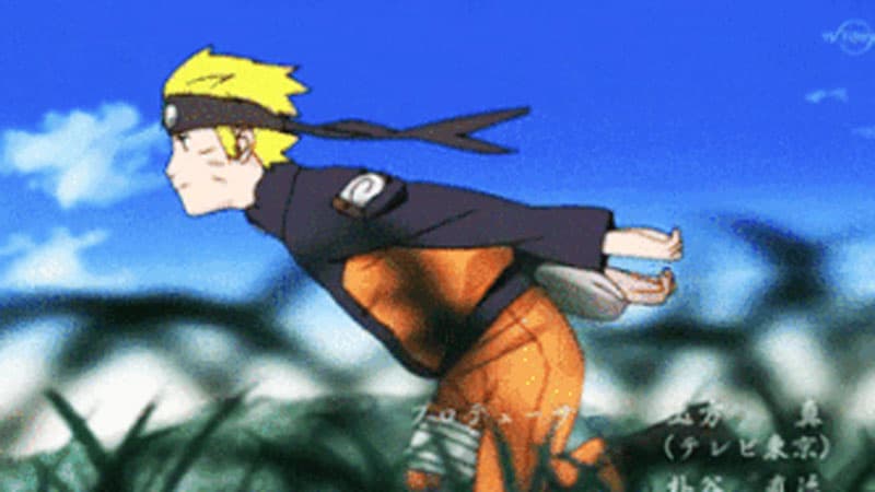 Naruto Run meme template - Naruto Run