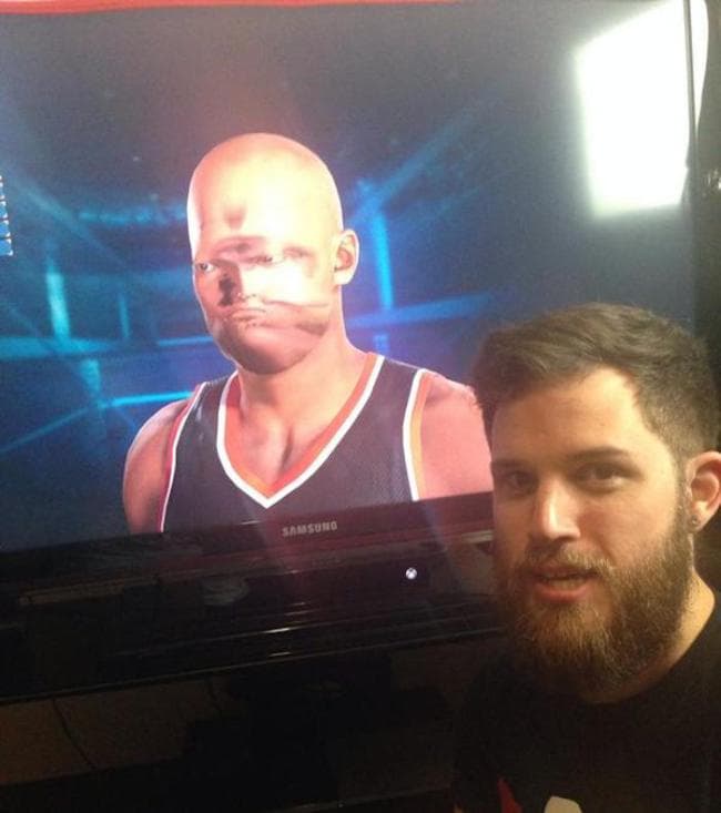 NBA 2K15 Facescan FAIL meme template - NBA 2K15 Facescan Fail