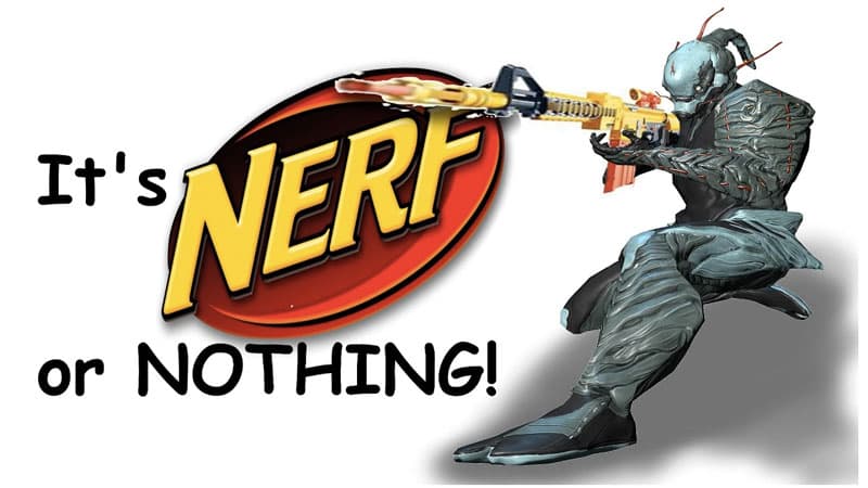 Nerf Or Nothing meme template - Nerf Or Nothing