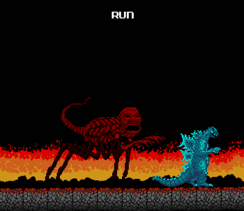 NES Godzilla Creepypasta meme template - NES Godzilla Creepypasta