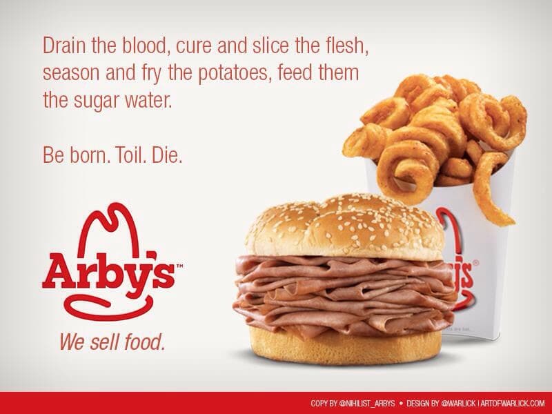 Nihilist Arby's meme template - Nihilist Arby's
