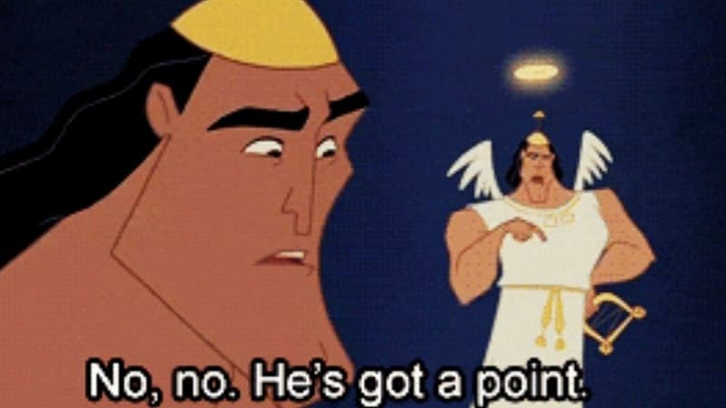 No, No. He's Got a Point meme template - No No He's Got a Point