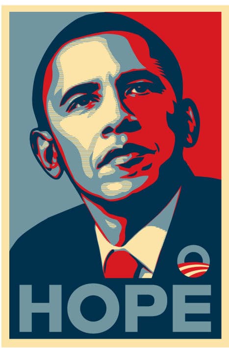 Obama "Hope" Posters meme template - Obama Hope