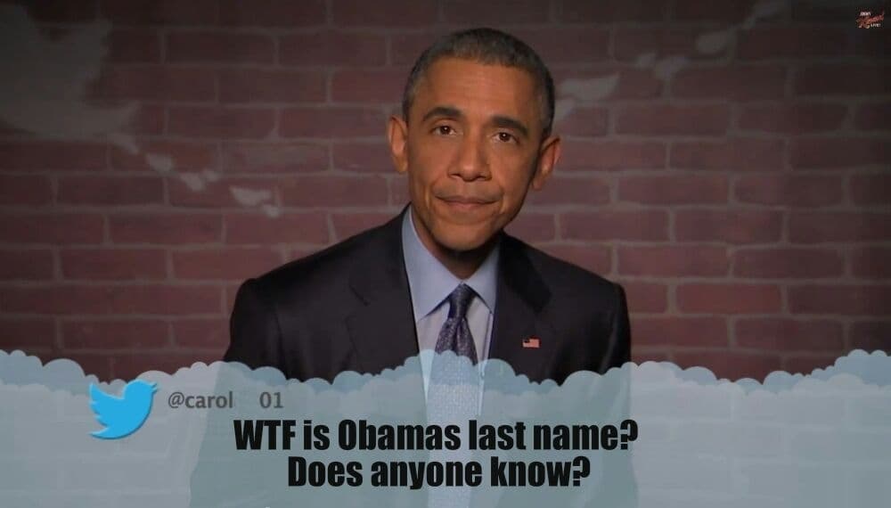 Obama's Last Name meme template - Obama's Last Name