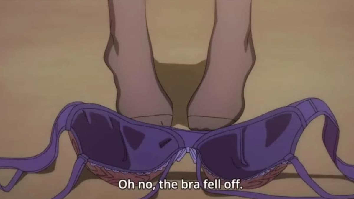Oh No, The Bra Fell Off meme template - Oh No The Bra Fell Off