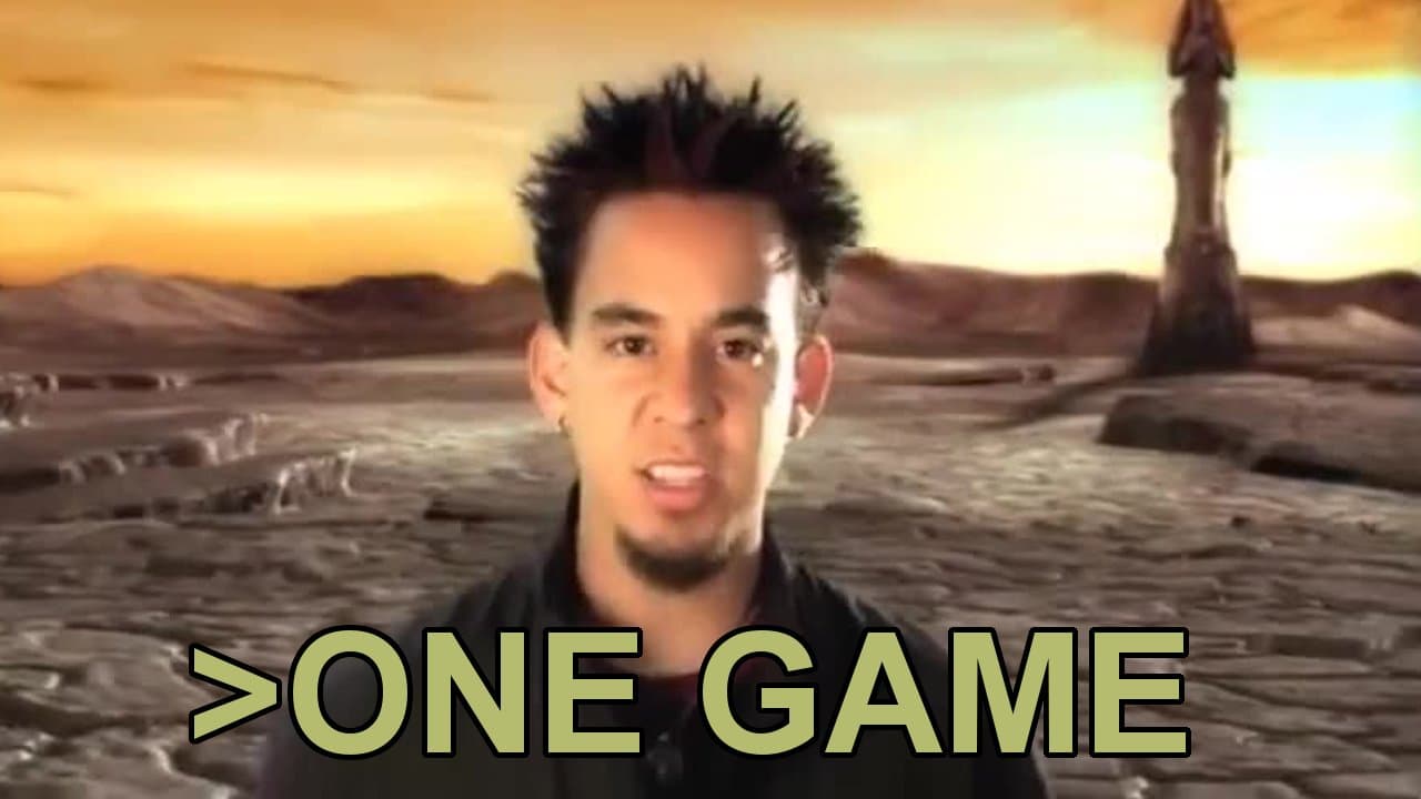 "One Game" / PlayStation Songs meme template - One Game