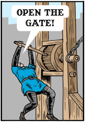 Open the Gate! meme template - Open the Gate