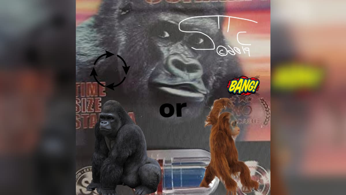 ORANGATANGABANGIN meme template - Orangatangabangin