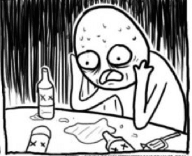 Overconfident Alcoholic meme template - Overconfident Alcoholic