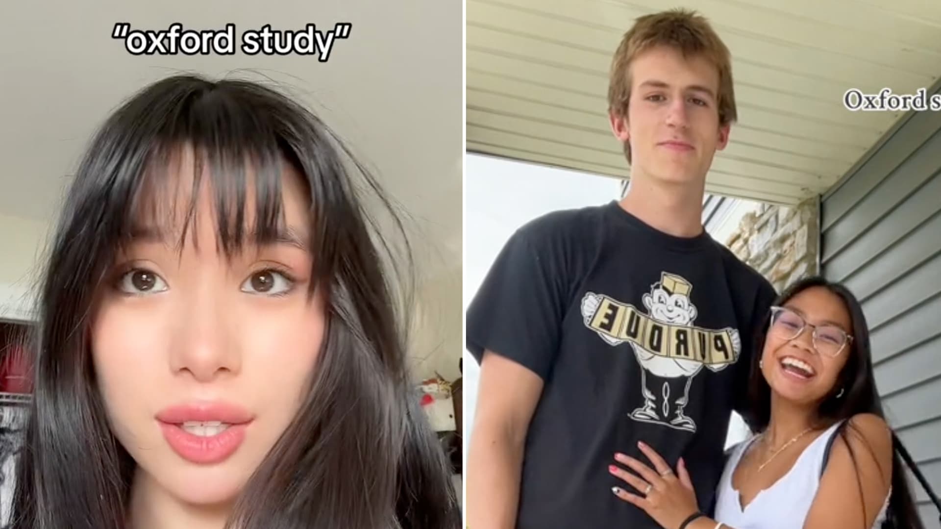 Oxford Study on Asian Women Dating White Men meme template - Oxford Study