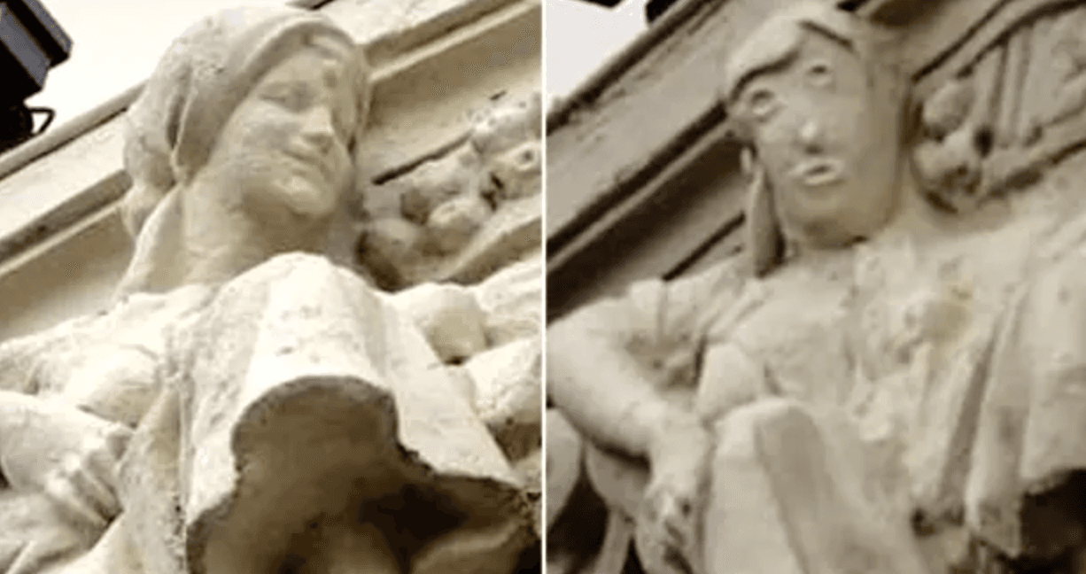 Palencia Statue Restoration Fail meme template - Palencia Statue