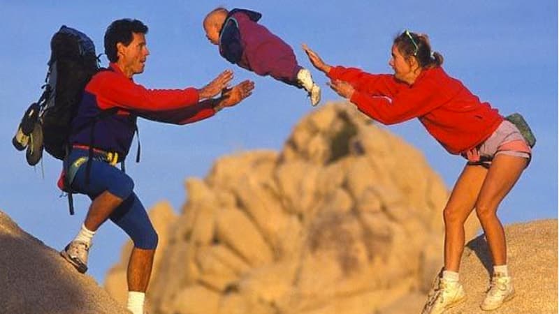 Parents Throwing Baby meme template - Parents Throwing Baby