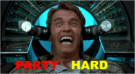 Party Hard meme template - Party Hard
