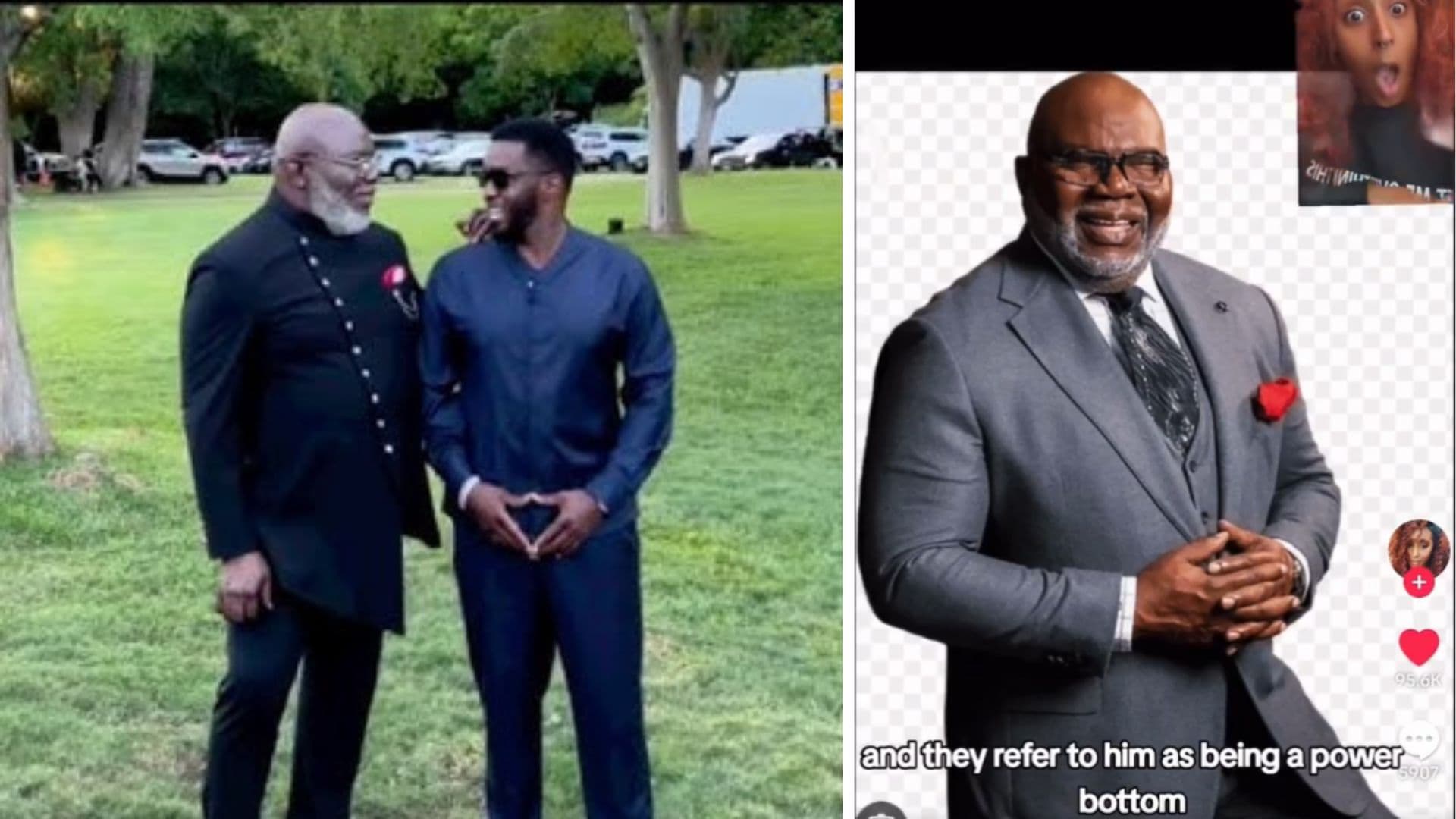 Pastor T.D. Jakes Power Bottom Rumor meme template - T.D. Jakes