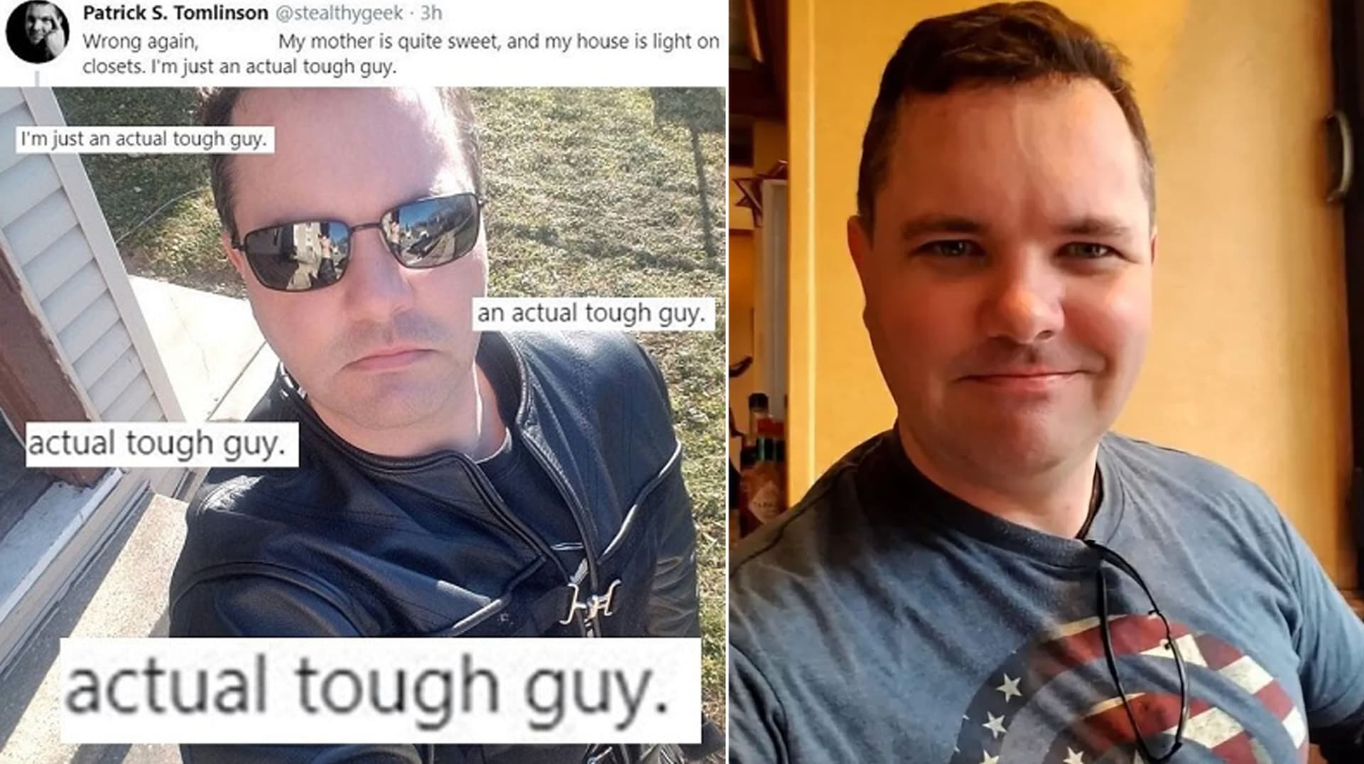 Patrick S. Tomlinson meme template - Patrick S. Tomlinson