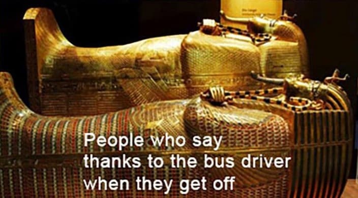 People Who Thank the Bus Driver meme template - People Who Thank the Bus Driver
