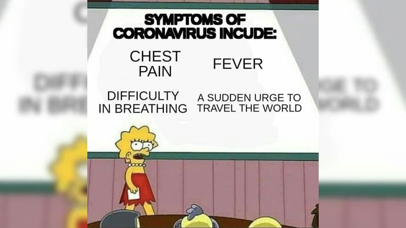 People with Coronavirus Love to Travel meme template - People with Coronavirus Love to Travel