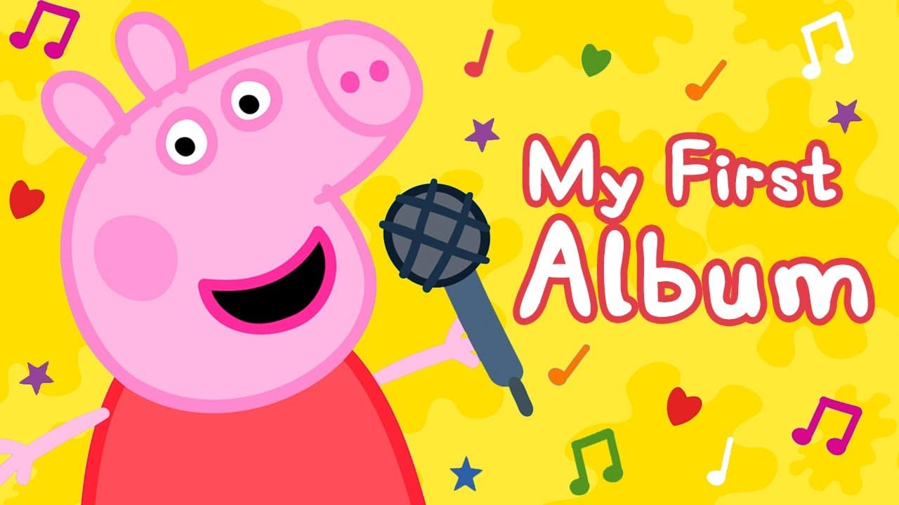 Peppa Pig's "My First Album" meme template - Peppa Pig My First Album