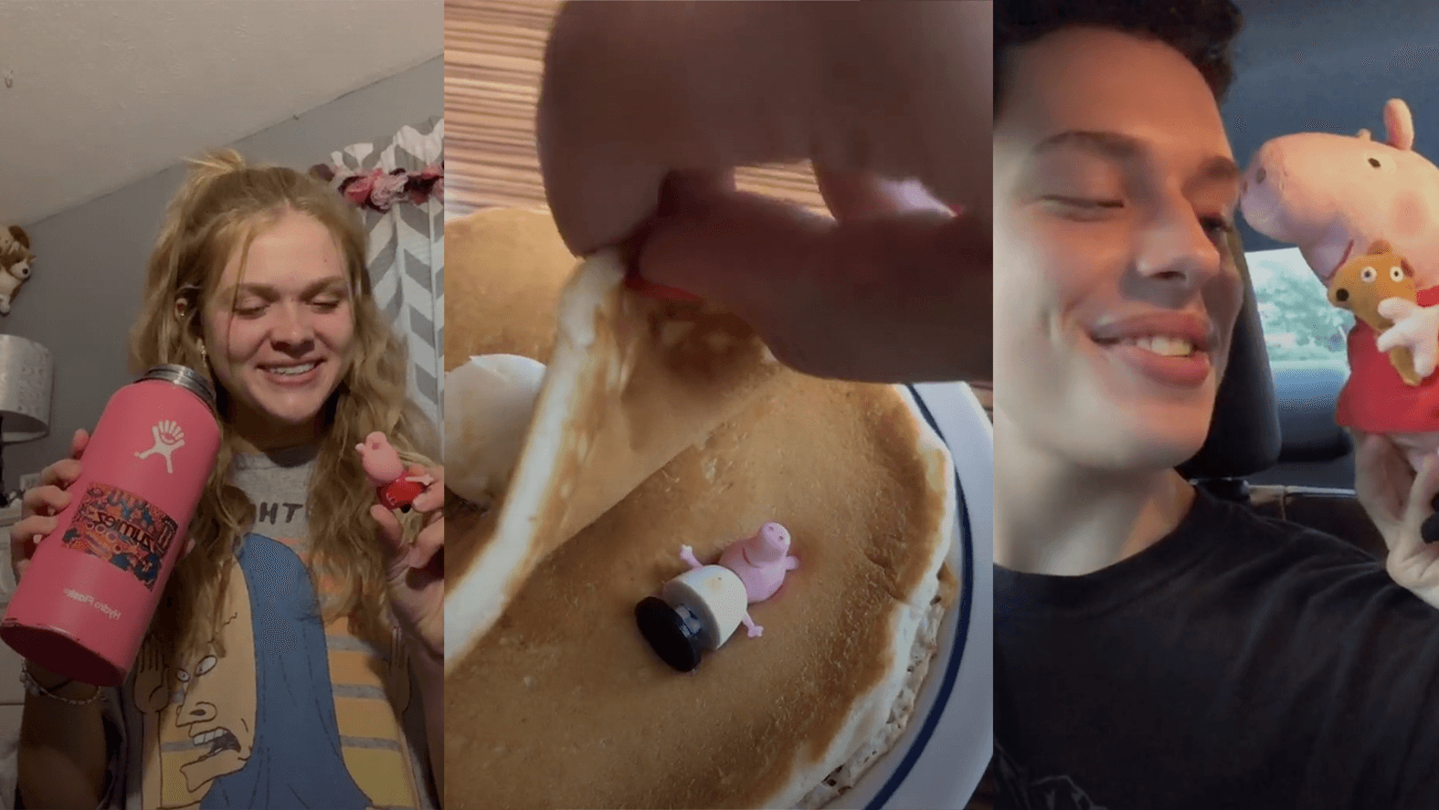 Peppa, What Are You Doing In my Chocolate? meme template - Peppa What Are You Doing In My Chocolate