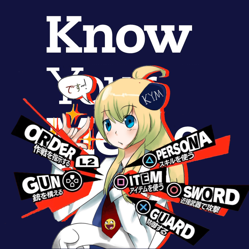 Persona 5 Battle Menu Parodies meme template - Persona 5 Battle Menu