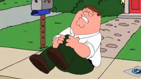 Peter Hurts His Knee meme template - Peter Hurts His Knee