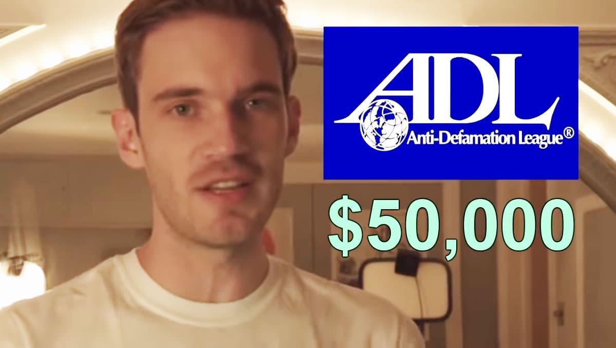PewDiePie ADL Donation Controversy meme template - PewDiePie ADL