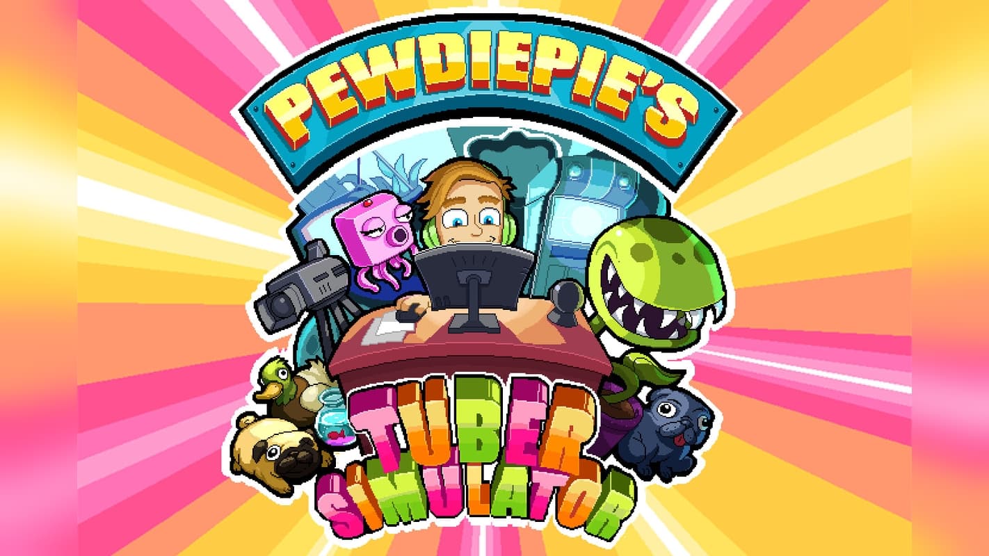 PewDiePie's Tuber Simulator meme template - PewDiePie's Tuber Simulator