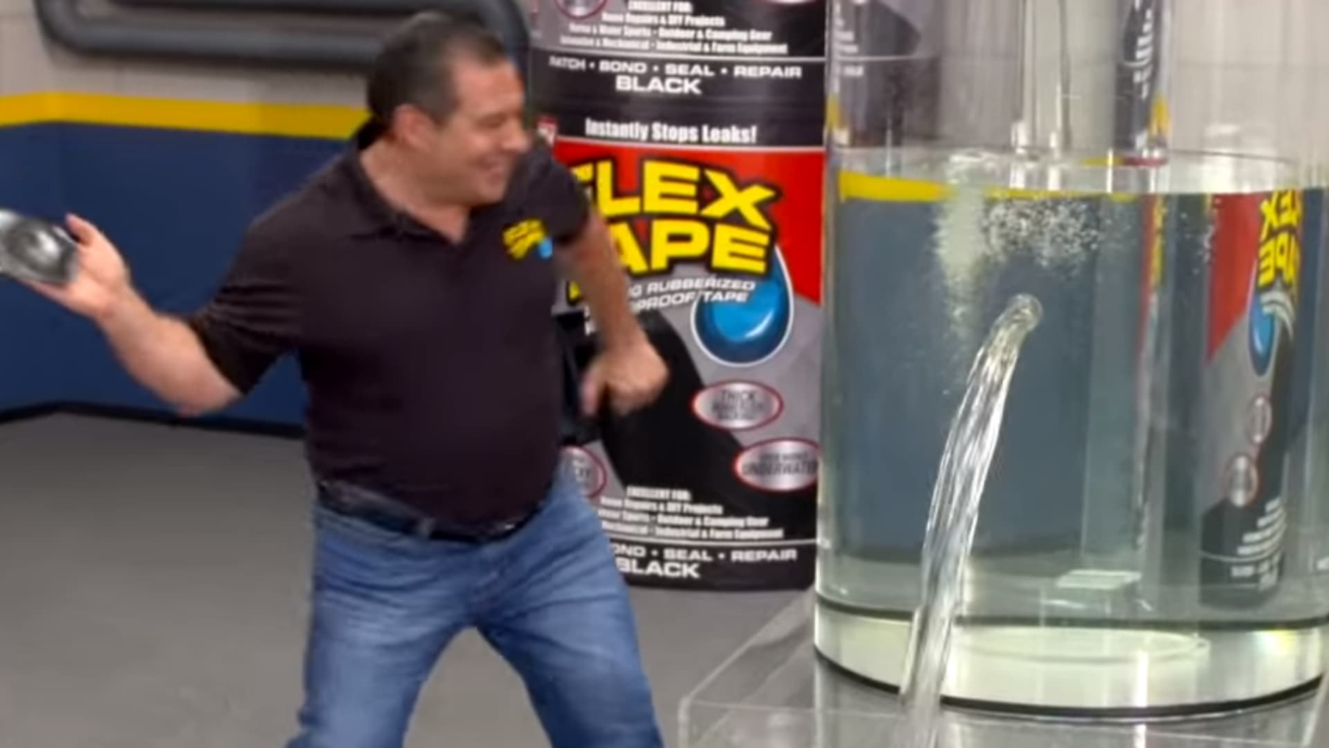 Phil Swift Slaps On Flex Tape meme template - Phil Swift Flex Tape