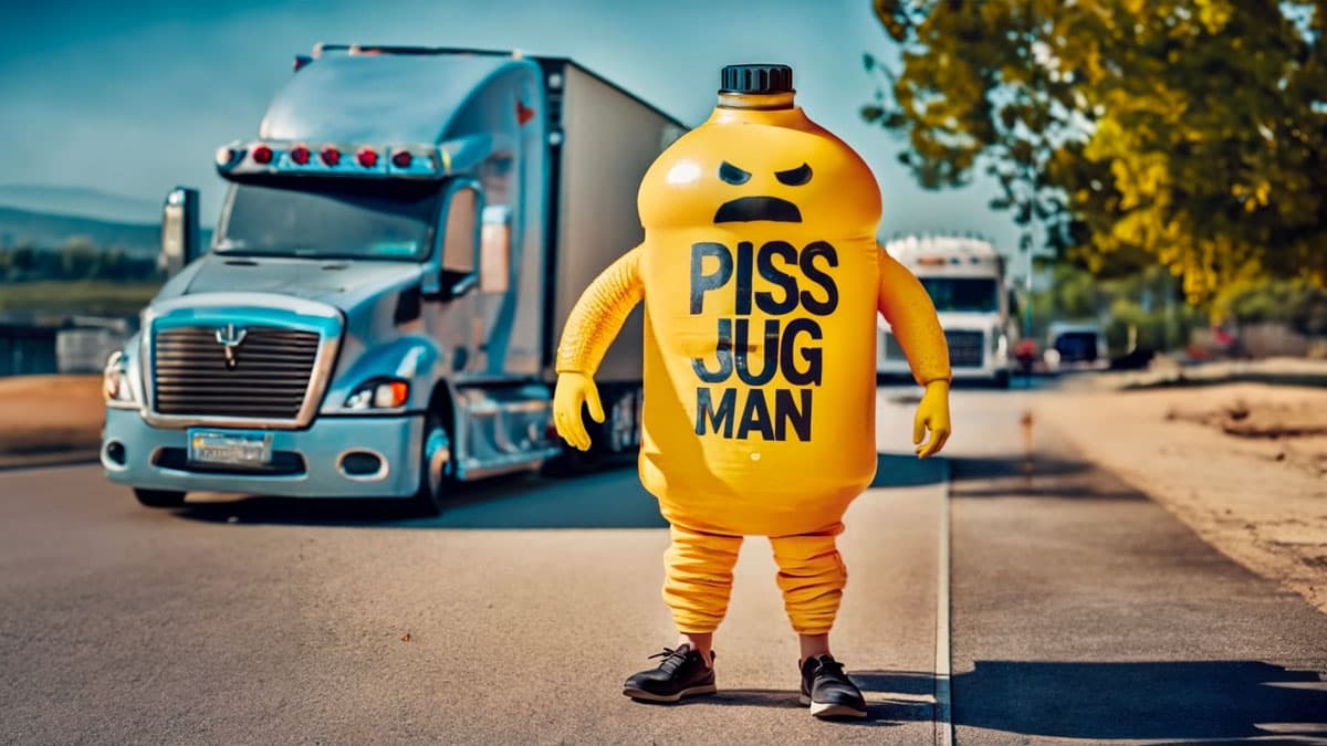 Piss Jug Man meme template - Piss Jug Man
