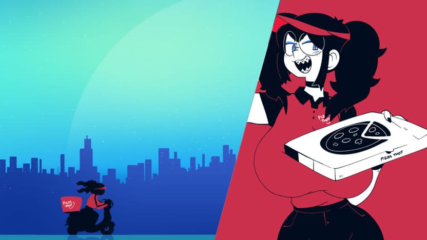 Pizza Thot meme template - Pizza Thot