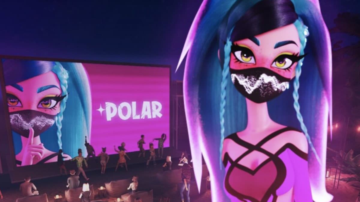 Polar (Metaverse Pop Star) meme template - Polar Metaverse Pop Star