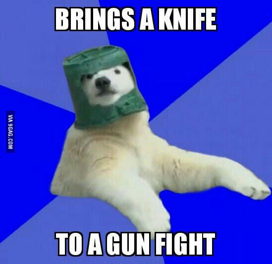 Poorly Prepared Polar Bear meme template - Poorly Prepared Polar Bear