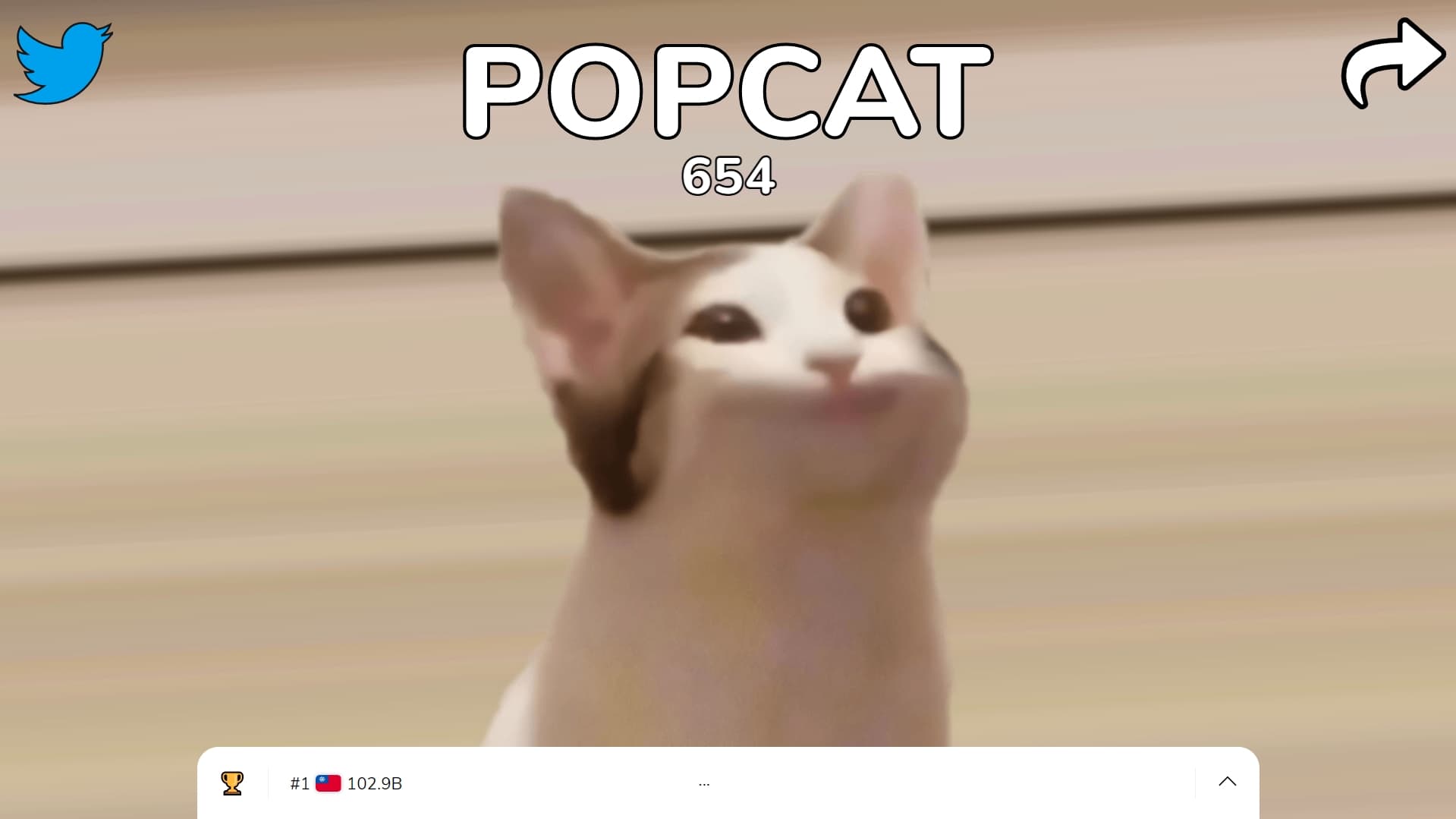 Popcat.click meme template - Popcat