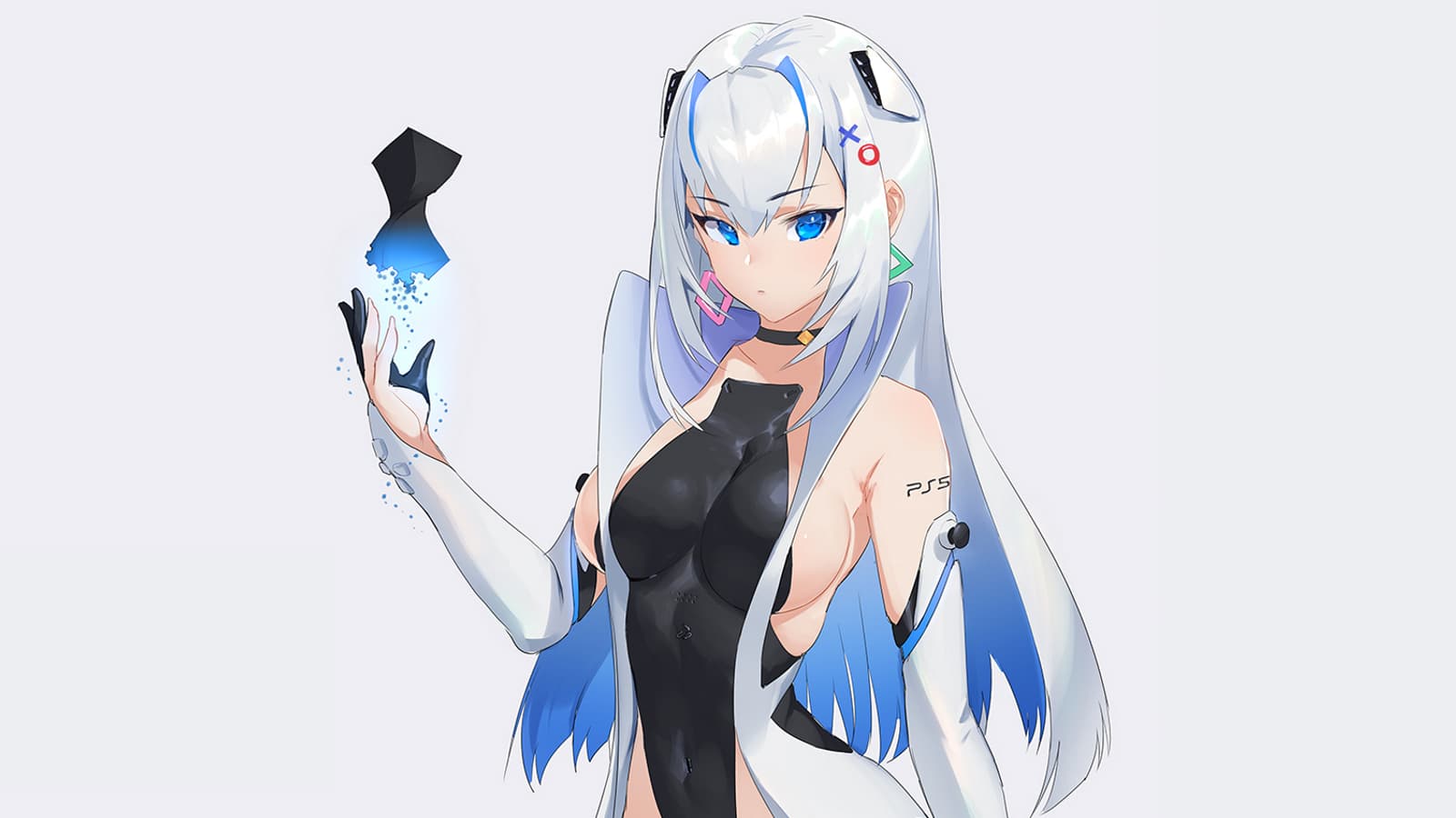 PS5-chan meme template - PS5-chan