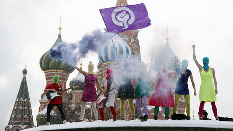 Pussy Riot meme template - Pussy Riot