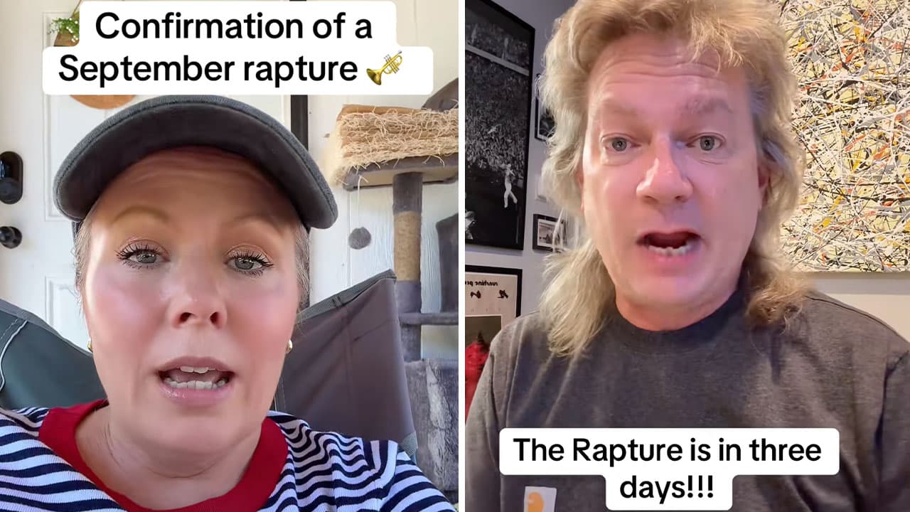 RaptureTok / September 2025 TikTok Rapture meme template - RaptureTok