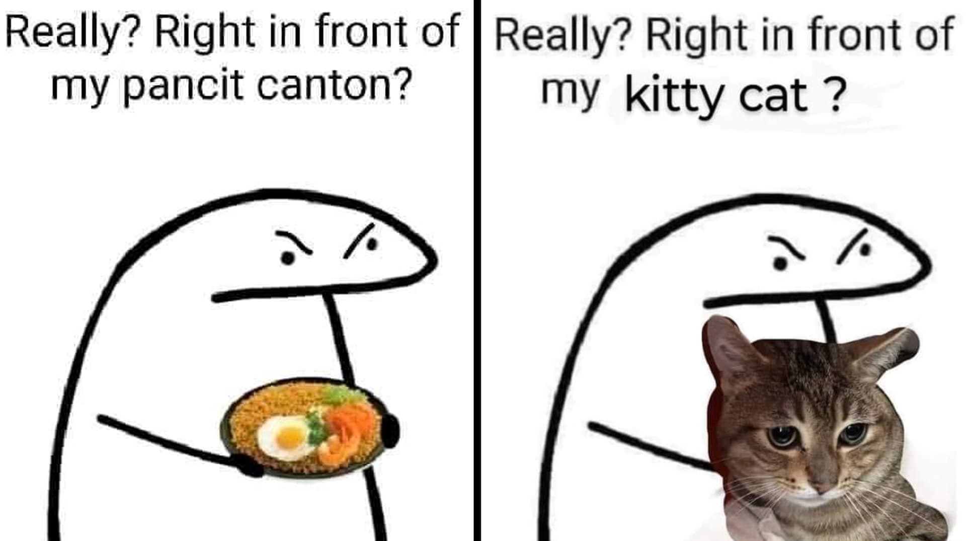 Really? Right In Front Of My X? meme template - Really Right In Front Of My Salad