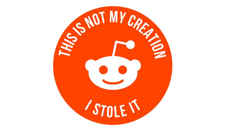 Reddit "I Stole It" Watermark meme template - Reddit Watermark