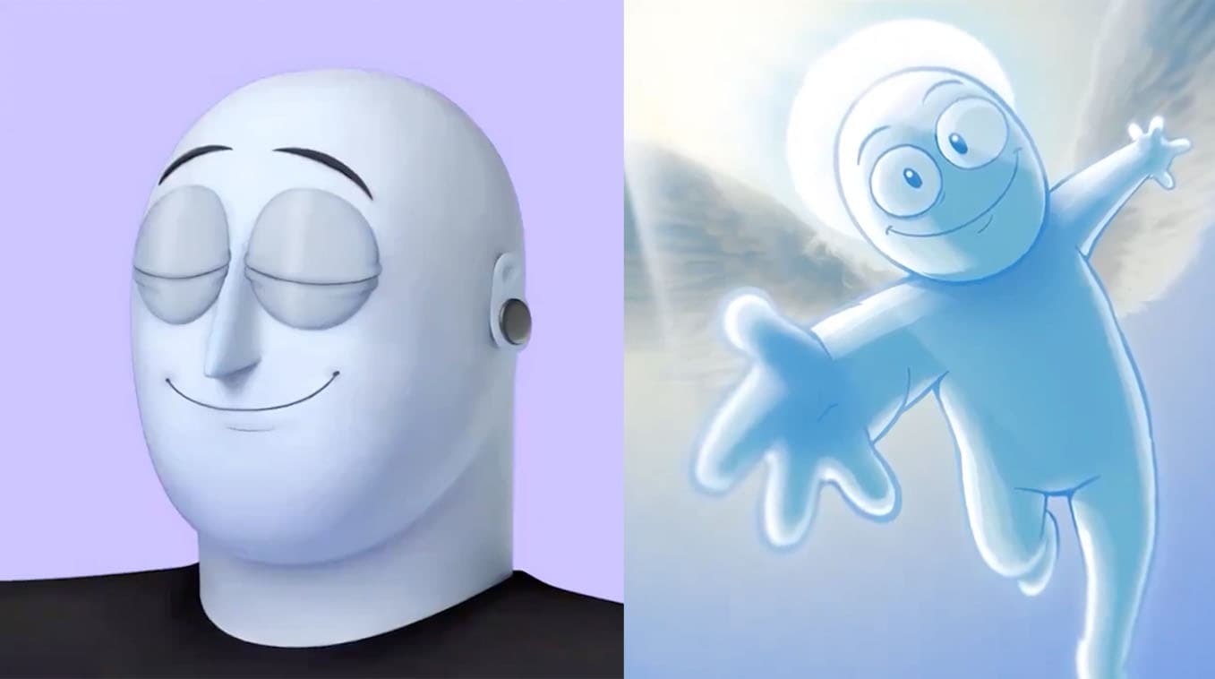 Relaxed Blue Face Max / Don't Leave So Soon meme template - Relaxed Blue Face Max