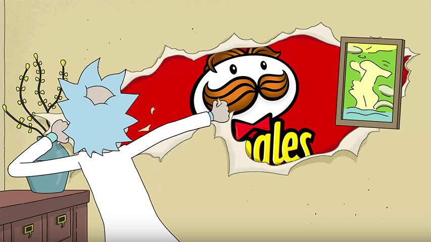 Rick Rips the Wallpaper meme template - Rick Rips the Wallpaper