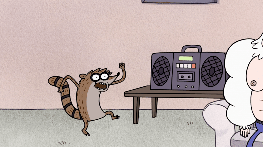 Rigby Has A Better Idea meme template - Rigby Has A Better Idea