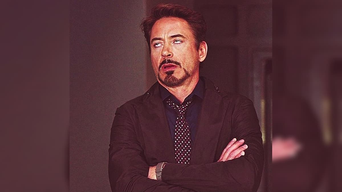 Robert Downey Jr. Eye Roll meme template - Robert Downey Jr Eye Roll