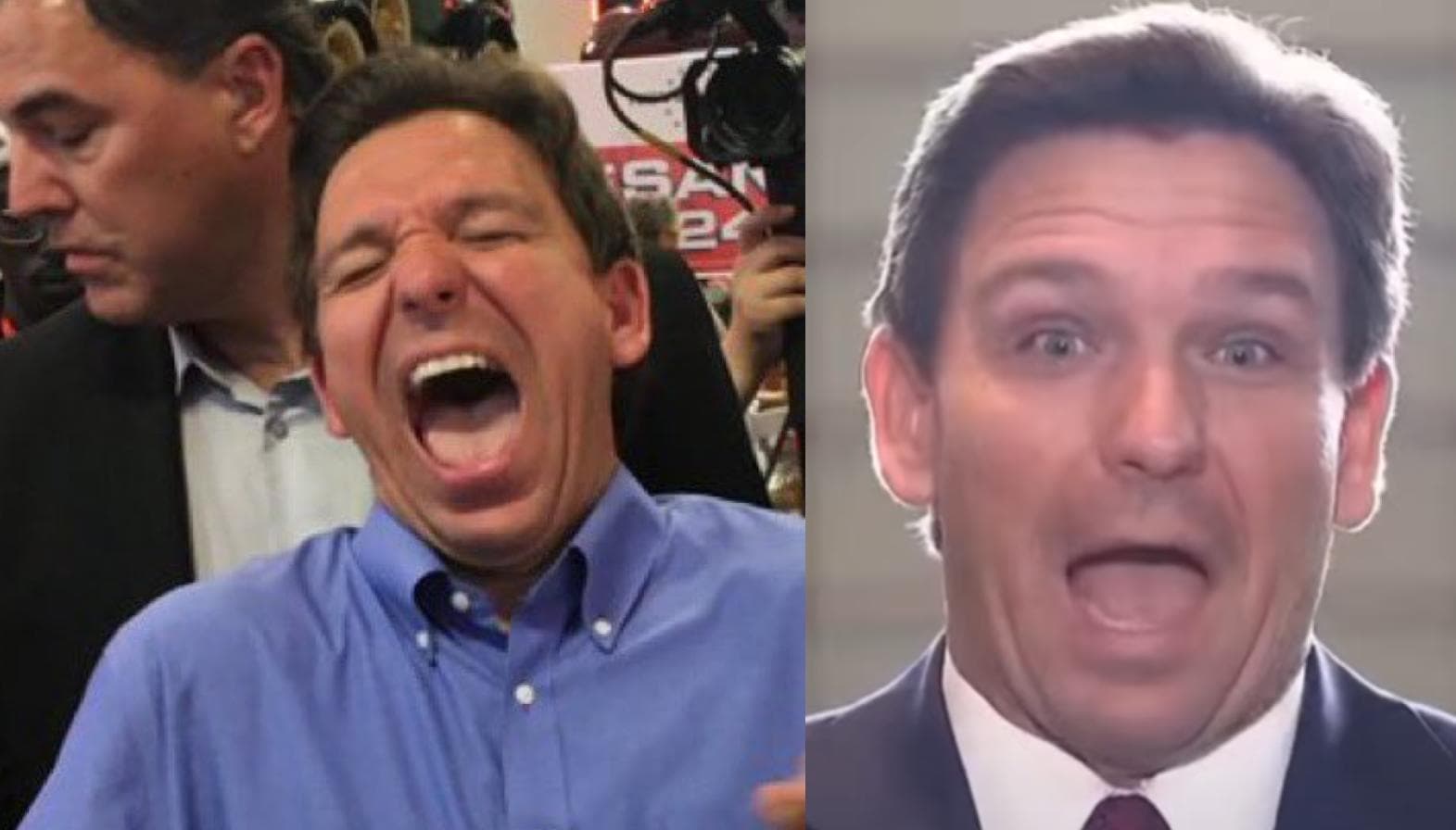 Ron DeSantis' Face meme template - Ron DeSantis Face
