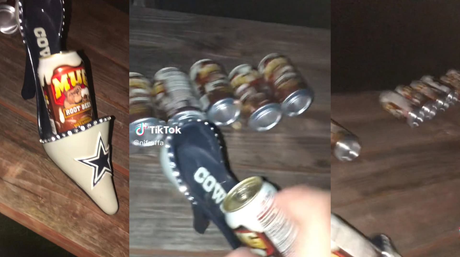 Root Beer No Root Beer! / Root Beer Cans Rolling Off Table meme template - Root Beer No Root Beer