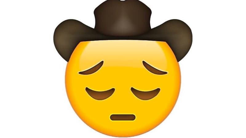 Sad Cowboy Emoji meme template - Sad Cowboy Emoji