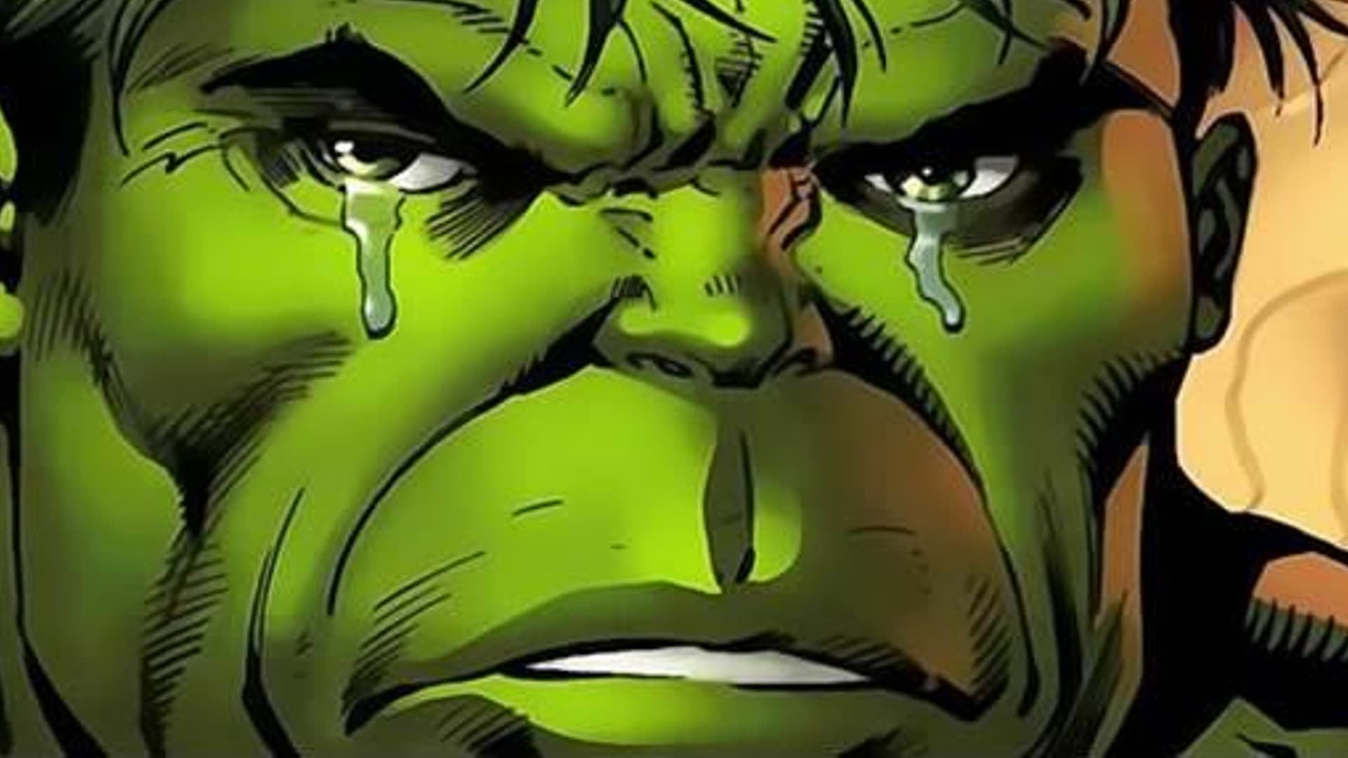 Sad Hulk / The Hulk Crying meme template - Sad Hulk