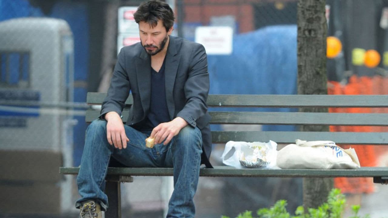 Sad Keanu meme template - Sad Keanu