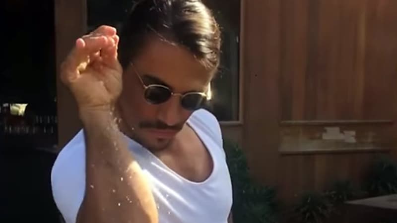 Salt Bae meme template - Salt Bae